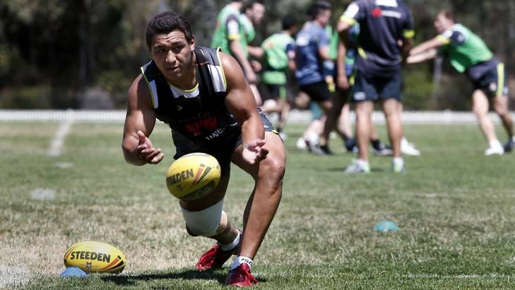Raiders second-rower Josh Papalli is set to re-sign for three more years. Photo: Jeffrey Chan