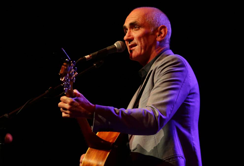 Paul Kelly danced with the verve of a man happily growing old disgracefully. Photo: Peter Stoop