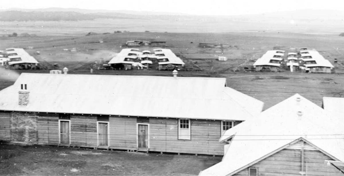 The Molonglo internment camp, at what is now Fyshwick.