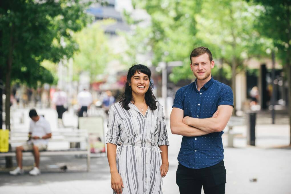 Vanessa Brettell and Tom Navakas who are heading to Colombia to open a not-for-profit cafe dedicated to building menus around local produce and training locals in hospitality and management. Photo: Rohan Thomson