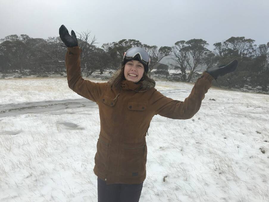The temperature dropped to minus 2 degrees at Perisher at the weekend, bringing 10cm of snow to the ski resort.  Photo: Perisher