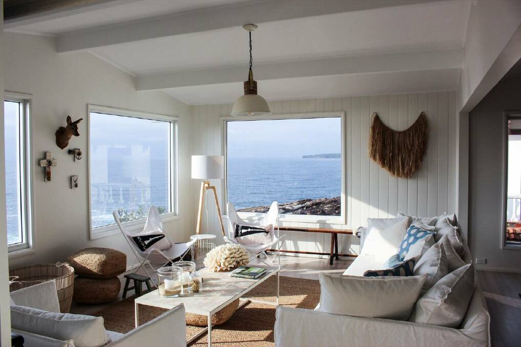 The Cliff House at Mollymook offers uninterrupted views from its waterfront location at Bannisters Head. Photo: Airbnb