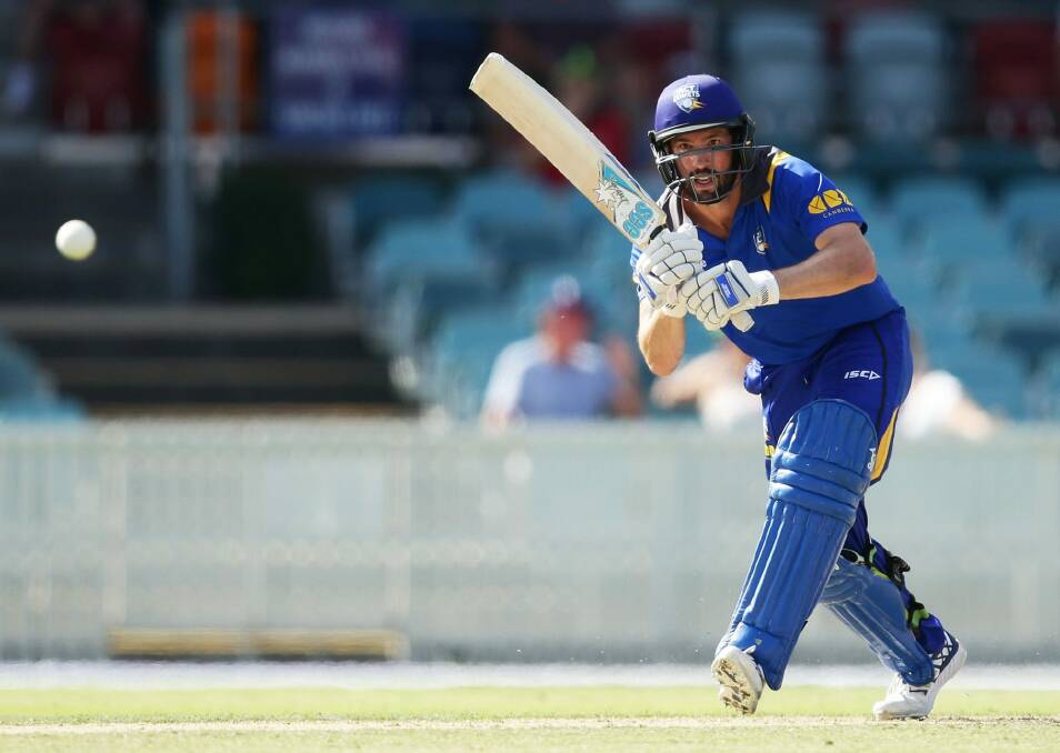 Jono Dean of ACT bats against PNG. Photo: Getty Images