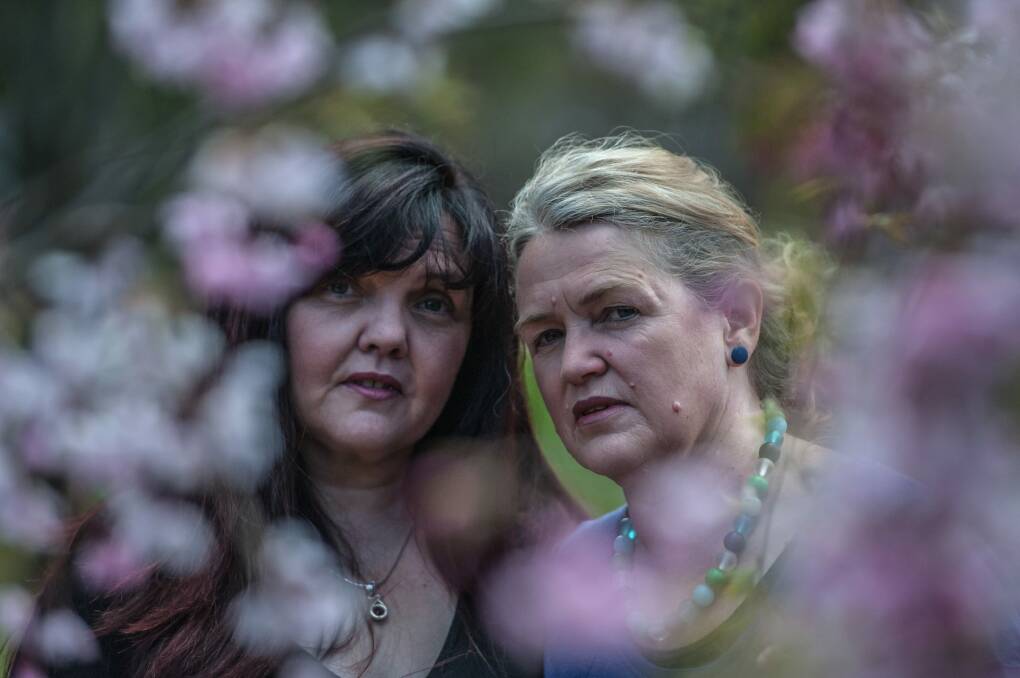 Pamela King's daughters Mary Balzary and Joanne Craigie have shared their mum's experience with domestic violence to raise awareness in the community ahead of the 15th anniversary of her death. Photo: Karleen Minney