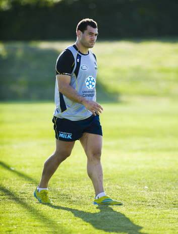 George Smith during training on Tuesday afternoon. Photo: Rohan Thomson