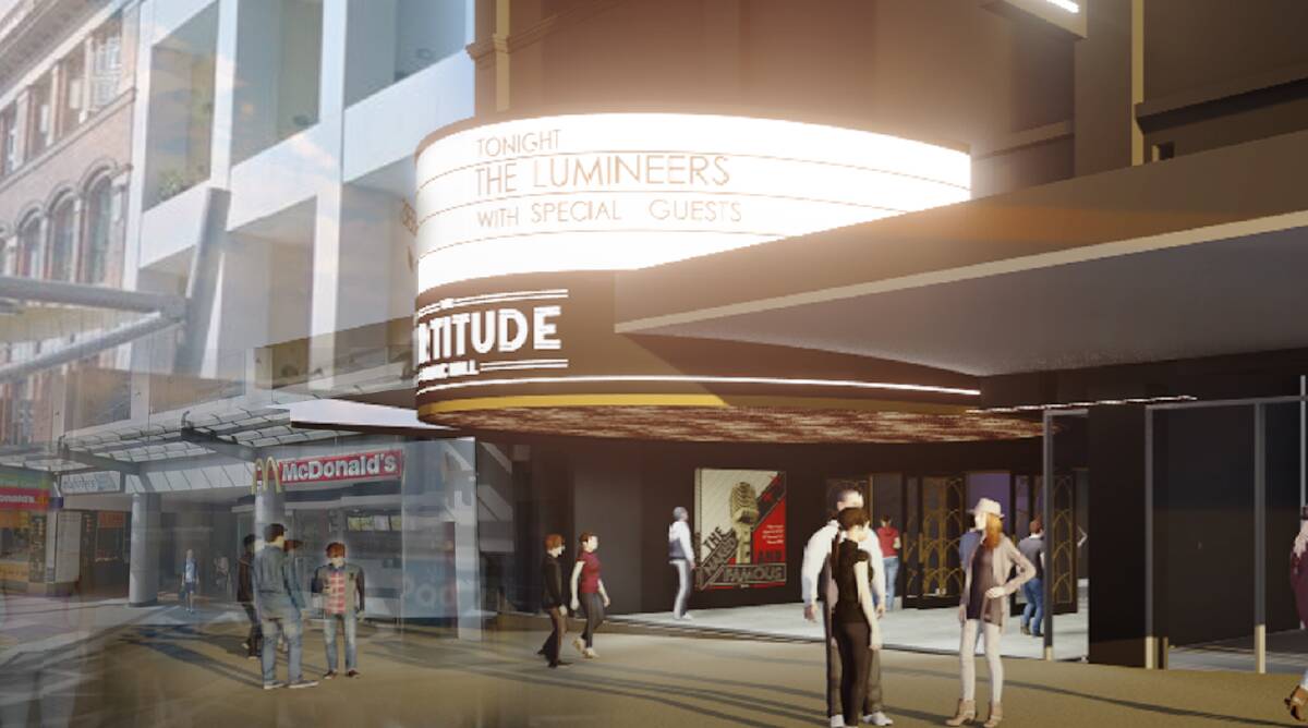 The new 3300-seat Fortitude Music Hall in the Brunswick Street Mall.