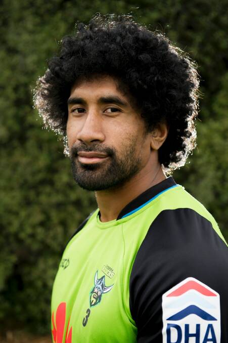 Soliola's mop top has had many different looks in the past two years. Photo: Jay Cronan