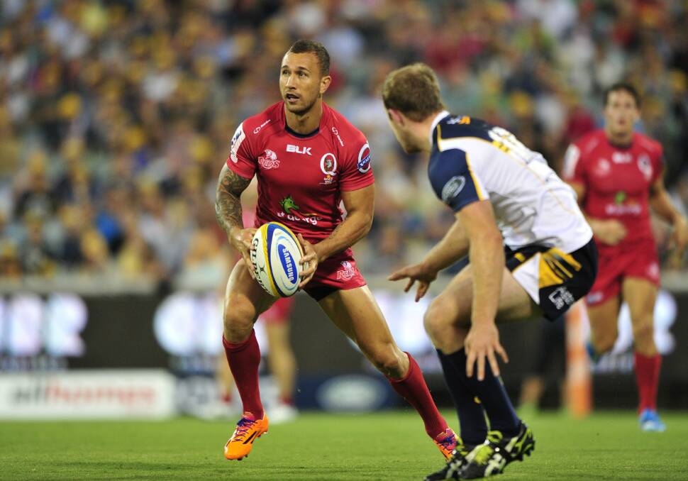 Should Quade Cooper join the ACT Brumbies next year? Photo: Melissa Adams