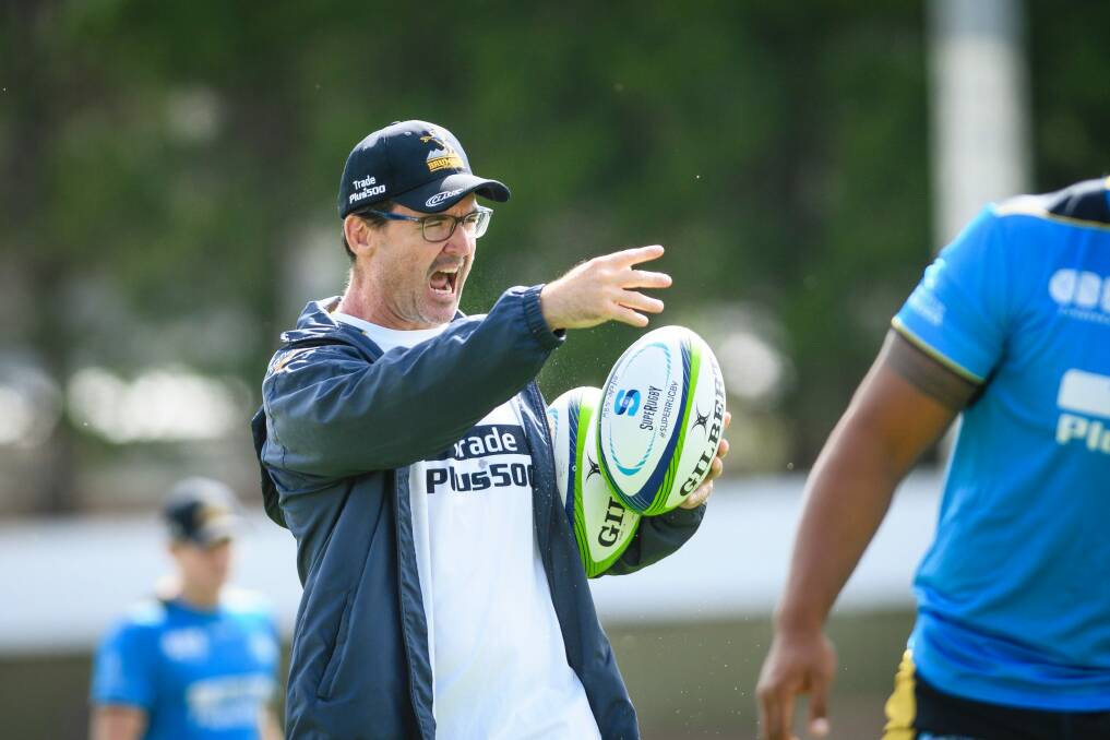 Brumbies coach Dan McKellar is about to start his second season as a head coach. Photo: Sitthixay Ditthavong