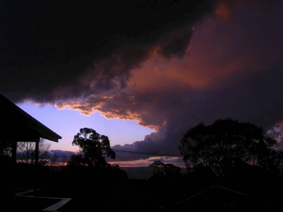 A severe storm warning is in place for the ACT on Friday. 
 Photo: Margaret McMahon 
