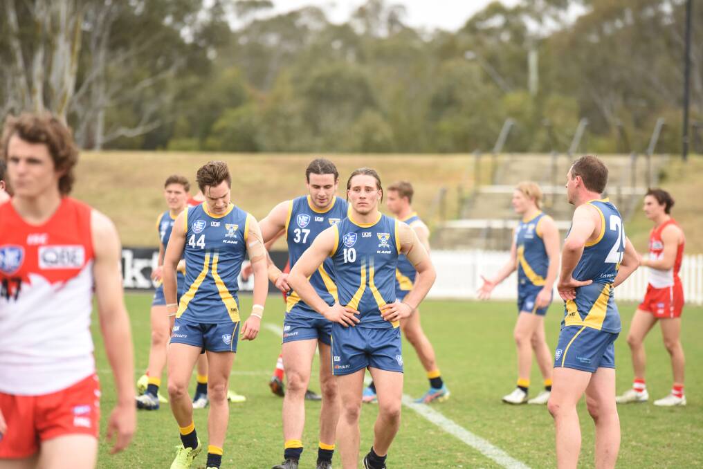 The Canberra Demons bowed out in the NEAFL preliminary final. Photo: Matt Corby/NEAFL