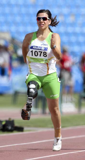 T42 100m Paralympian Michelle Errichiello. Photo: Australian Paralympic Committee