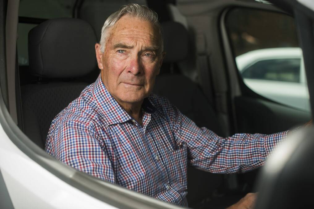 Chairman of the Canberra Taxi Industry Association and Aerial shareholder John McKeough. Photo: Rohan Thomson