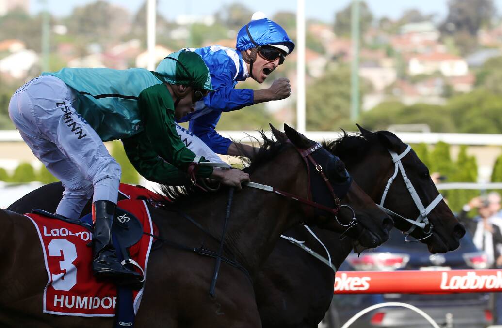 Hugh Bowman rides Winx to victory in last year's Cox Plate. This year all participants would stand down on Cox Plate Day for meetings scheduled at Doomben, Gold Coast, Toowoomba and Townsville. Photo: AAP