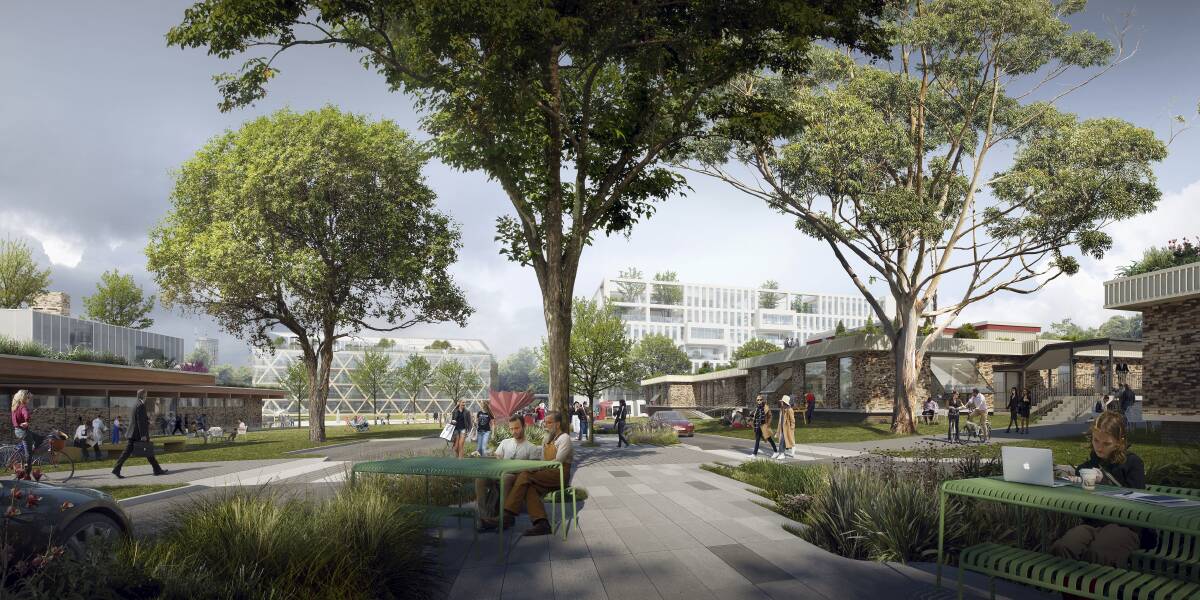 Greenery is a focus of the proposed plan for the new campus. Photo: The University of Sydney