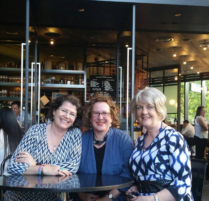 Honour a Woman founders Ruth McGowan, Elizabeth Hartnell-Young and Carol Kiernan. Photo: AFR