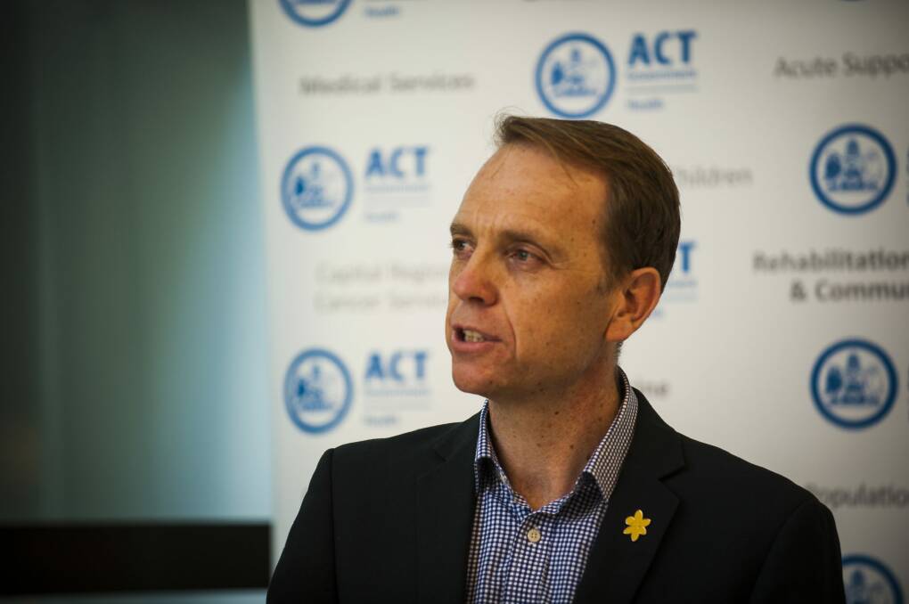 Attorney-General Simon Corbell has defended the delay in anti-consorting powers, arguing acting earlier would have been "jumping at shadows". Photo: Elesa Kurtz
