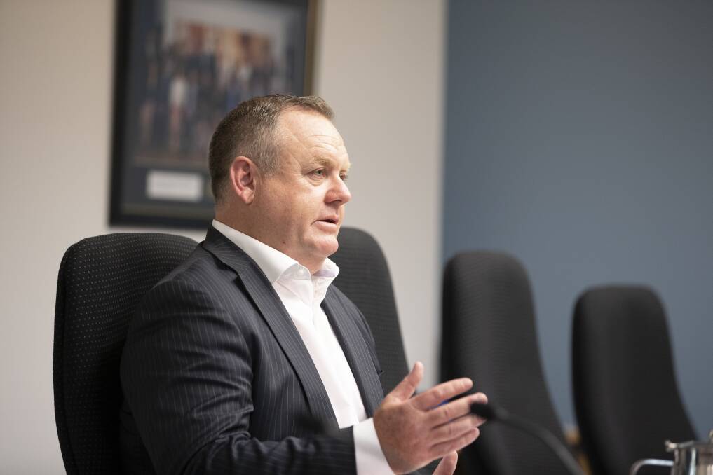 Civium chief executive Doug O'Mara warned rising rates, tight lending and high vacancy rates threatened Canberra's commercial market. Photo: Sitthixay Ditthavong