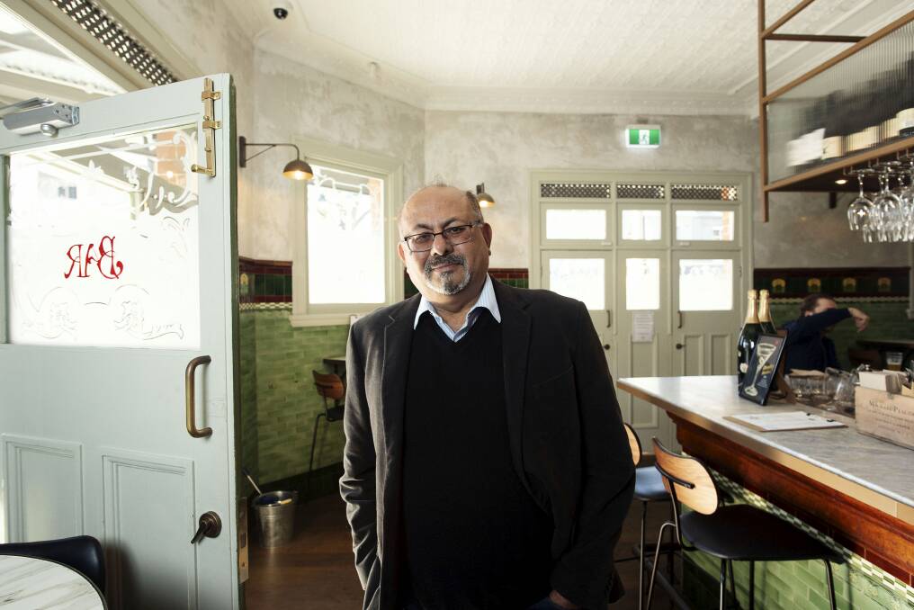 Pyrmont's Terminus Hotel co-owner Binu Katari bucked trends when he restored the building and revived it as a community pub.  Photo: Christopher Pearce