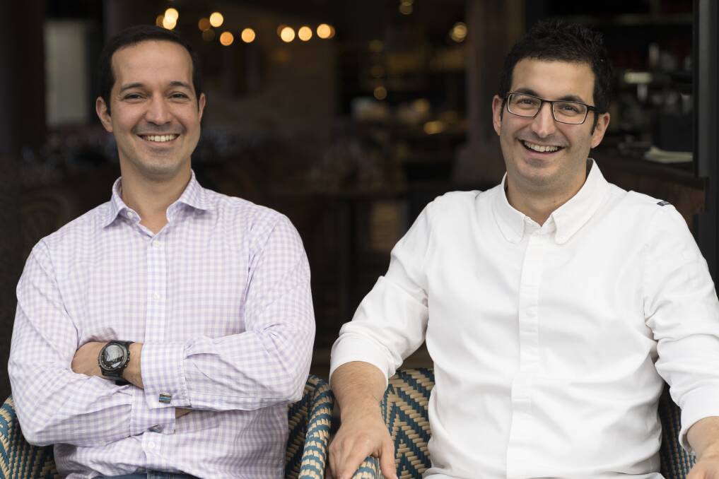 Agostinis' food and beverage manager Danny Acioli, left, and executive chef Francesco Balestieri.
 Photo: Lawrence Atkin 