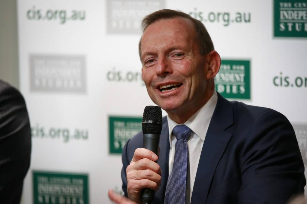 Former prime minister Tony Abbott. Photo: Supplied