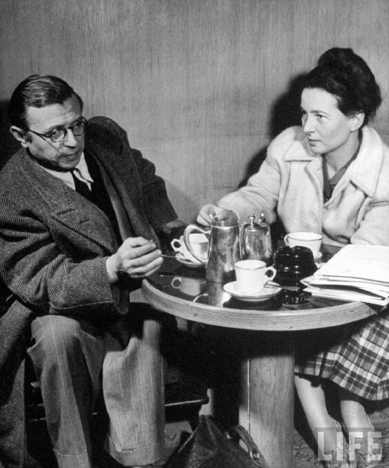 Jean-Paul Sartre and his partner Simone de Beauvoir: brilliant but also cruel and exploitative. Photo: Life Magazine