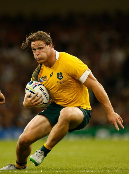 Suspended: Wallabies flanker Michael Hooper will miss the clash with Wales. Photo: Getty Images