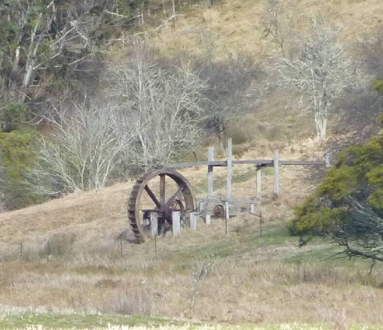 Historic waterwheel beside the Kings Highway. Photo: Tim the Yowie Man