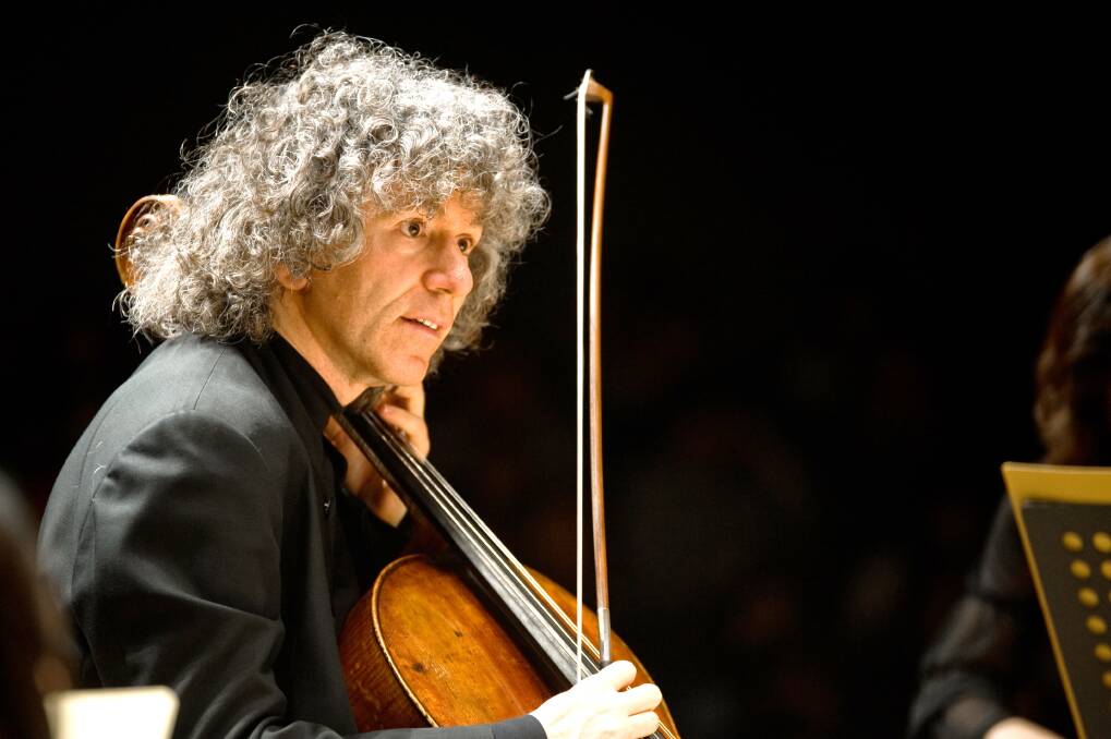 Steven Isserlis played 'Cello Concerto No. 1', 'like a man in a world tipped up on end by madness'. Photo: Satoshi Aoyagi