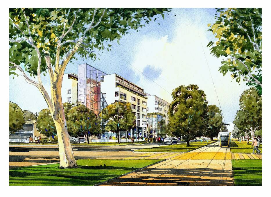 An artist's impression of the Dickson Towers redevelopment, turning it into a 160 unit development. Photo: Supplied