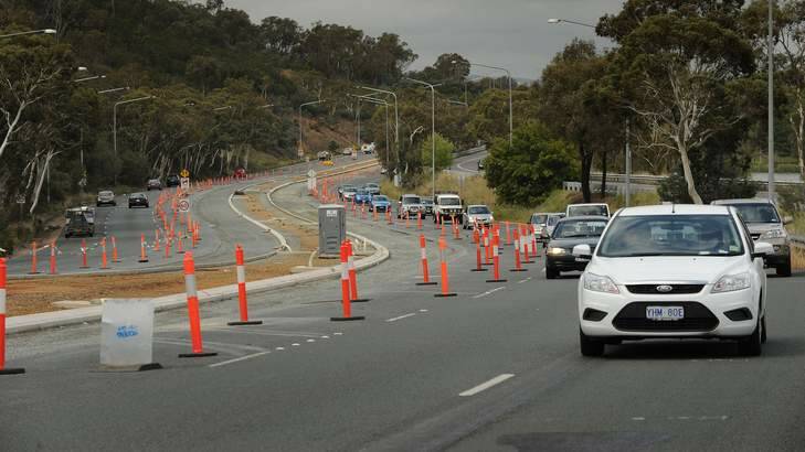 Motorists face more frustration on Parkes Way. Photo: Colleen Petch