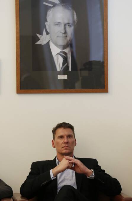Conservative Senator Cory Bernardi says Malcolm Turnbull stands for nothing. Photo: Andrew Meares