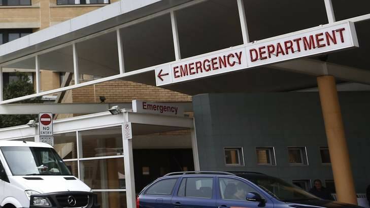 Canberra Hospital Emergency Department. Photo: Jeffrey Chan