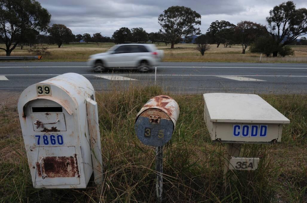 The Monaro Highway site at Williamsdale set to become home to a solar farm. Photo: Graham Tidy