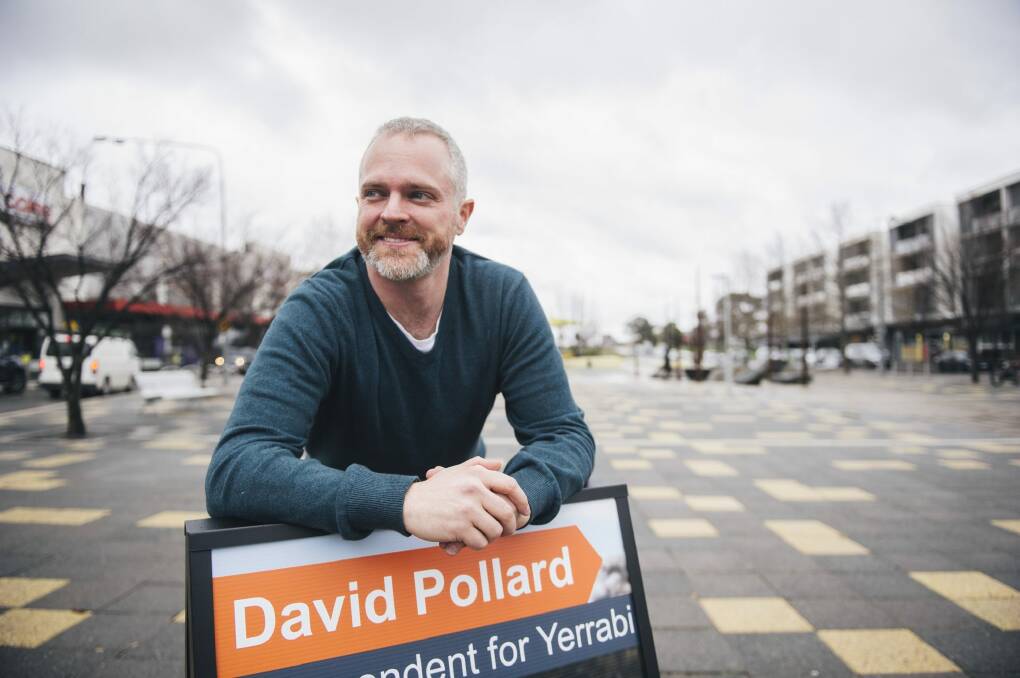 Independent candidate for Yerrabi David Pollard. He wants more accountability in government. Photo: Rohan Thomson