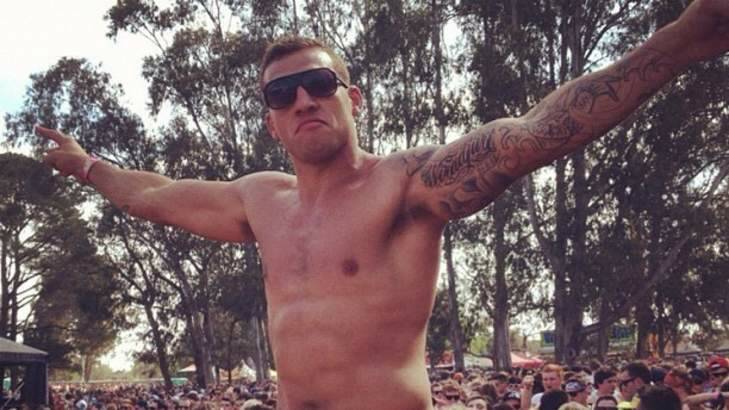 Blake Ferguson has apologised for his actions at Foreshore music festival.