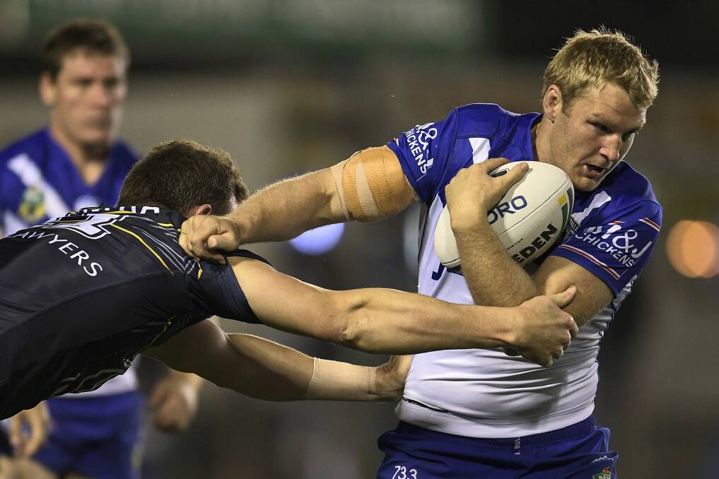 Enforcer: Aiden Tolman has extended his Canterbury contract for three years. Photo: Getty Images