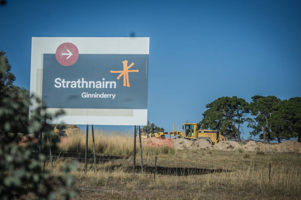 The first 350 homes built in the Ginninderry development will be in the new suburb of Strathnairn. Photo: Karleen Minney