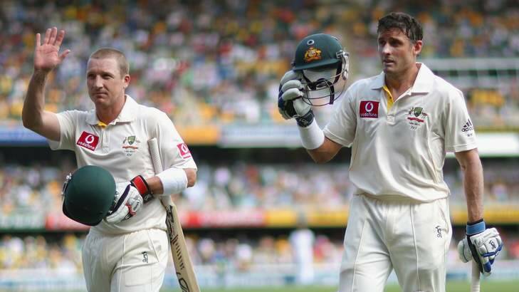 Mike Hussey (right) was a late bloomer.