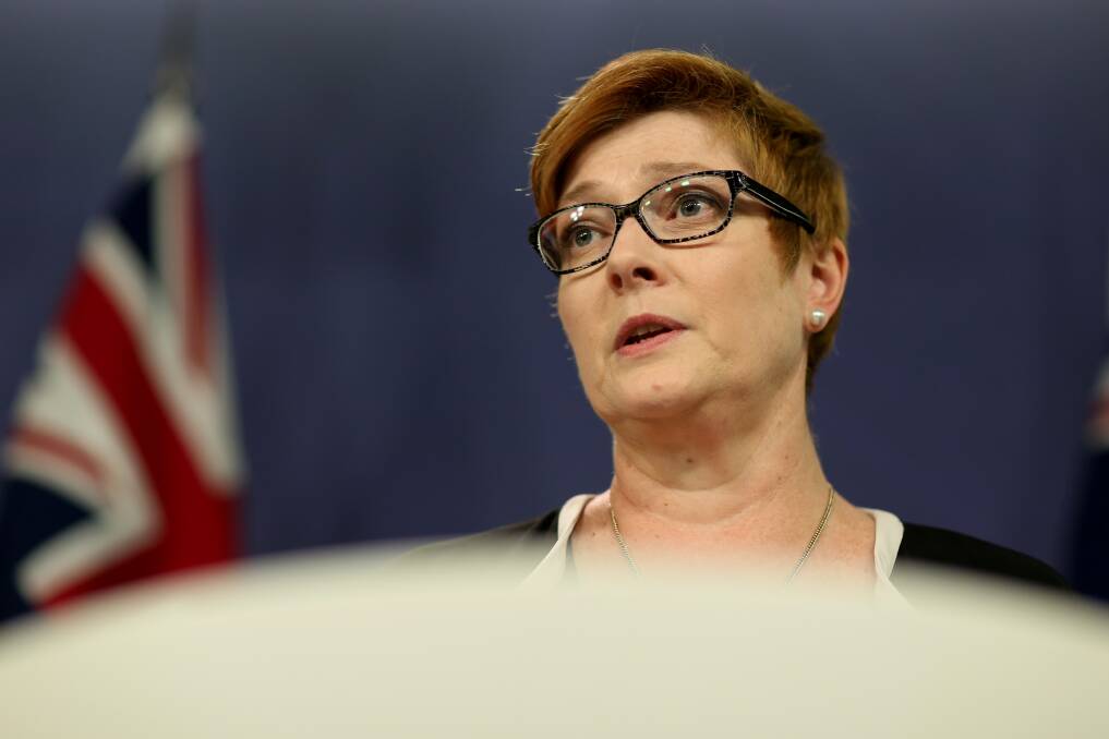 Defence Minister Marise Payne. Photo: AAP