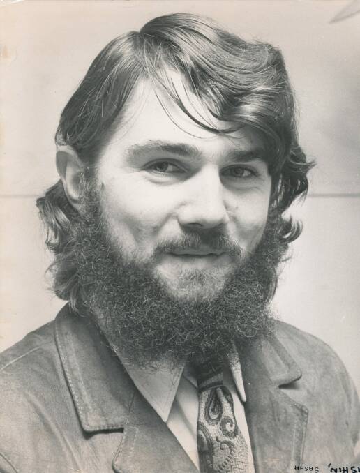 Sasha Grishin at the ANU in the mid-1970s. Photo: Supplied