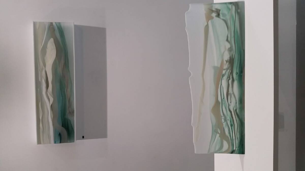 Debra Jurss, <I>section 9 and River</I> in <I>Flow Interrupted</I> at Form Studio and Gallery. Photo: supplied