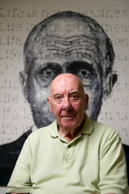 Founding creator of the Bald Archy Prize, Peter Batey. Photo: Jay Cronan