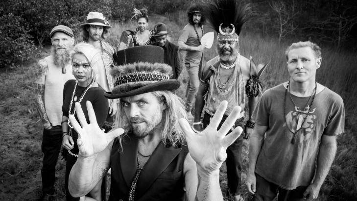 Xavier Rudd and The United Nations performing at UC Refectory, Bruce on Sunday, September 6. Photo: Jane Rantall