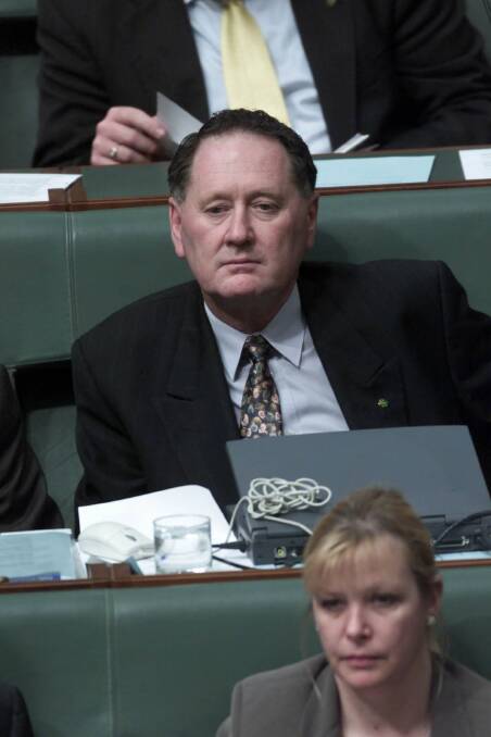 Former federal member for Herbert, Peter Lindsay, pictured sitting in the House of Representatives. Photo: Paul Harris