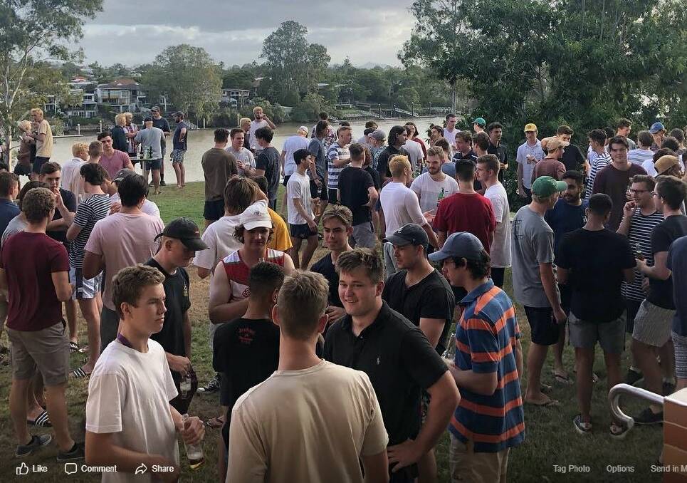 Kings College students in 2018 at the University of Queensland Photo: Supplied.