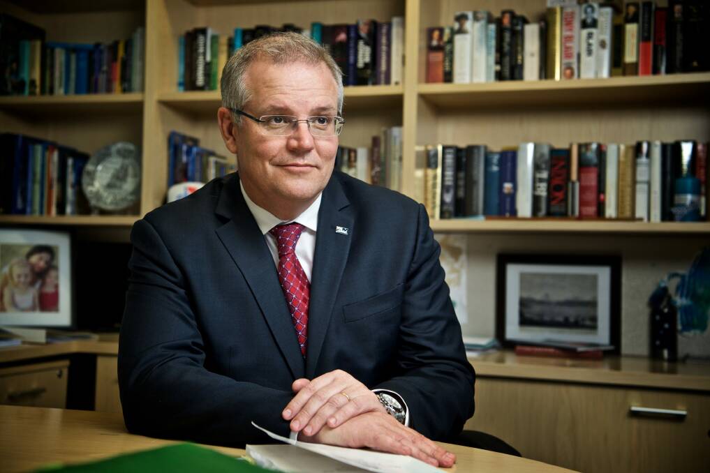This year's budget will be Scott Morrison's first as Treasurer. Photo: Wolter Peeters