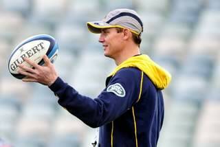 Stephen Larkham says he will stay in Ireland until his stint at Munster ends. Picture: Melissa Adams