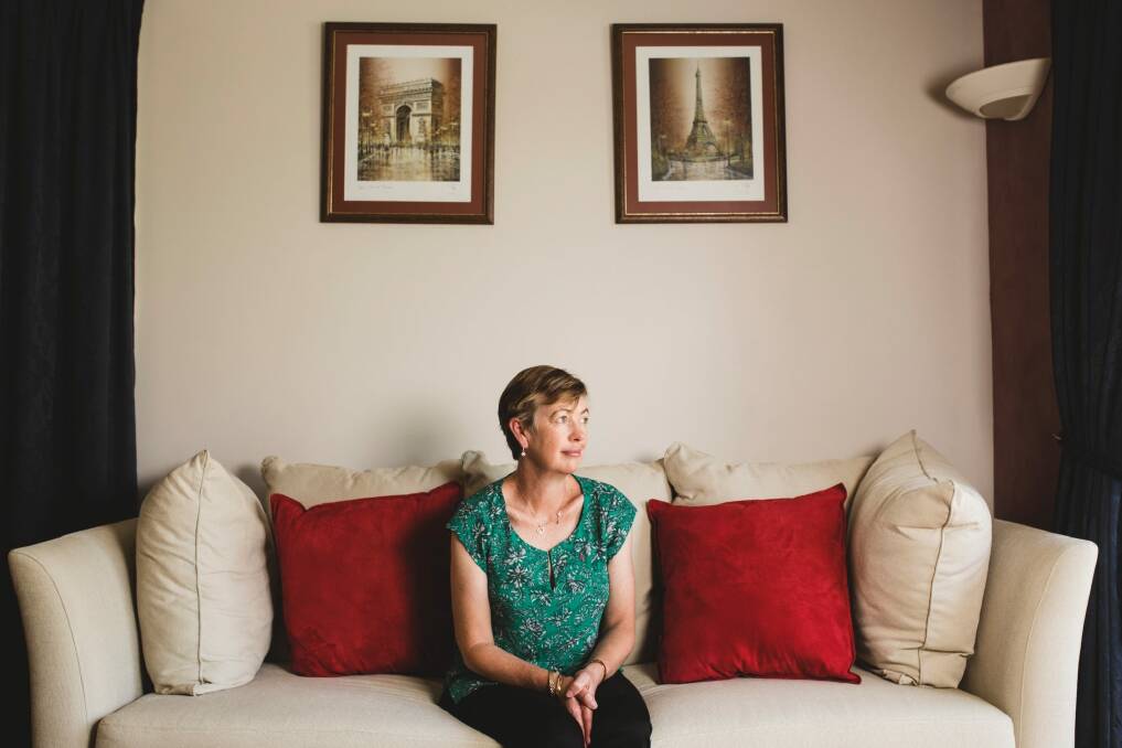 Kathy survived breast cancer treatment but was still $20,000 out of pocket despite having top-level private health cover.  Photo: Jamila Toderas