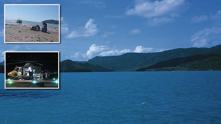 Cid Harbour off Whitsunday Island, where a 12-year-old girl and 46-year-old woman were bitten.  Photo: Tourism and Events Queensland